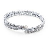 Гривна ELEGANCE със Swarovski Crystals и Перли, Zerga Brand, Код ZG B034