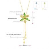 Колие BLUE FLOWER, GLORY Crystals from SWAROVSKI®, Код ZD N027-А