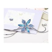 Колие BLUE FLOWER, GLORY Crystals from SWAROVSKI®, Код ZD N027-А