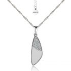Колие БЕЛЛА с 18К Бяло Злато, Zerga Brand, 18KG N76287
