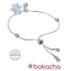 Гривна с кристали Swarovski® EDELWEISS 14мм White Opal - Опал, Код PR B442A