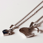 Колиета от стомана TRUE LOVE, колиета за влюбени, 316L N219