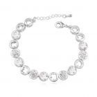 Гривна с кристали Swarovski® TUNE, Crystal  Бял, Код PR B004