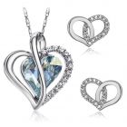 Бижута TRUE HEART IN LOVE, Колие и обеци GLORY SWAROVSKI® Crystals, Код ZD S060
