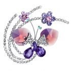 Брошка COLOURFUL BUTTERFLY, GLORY Swarovski Elements, Код ZD M004