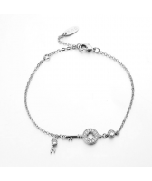Гривна SWAROVSKI® KEYS Crystal - Бял, ZERGA BRAND, Код ZG B441