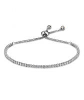 Гривна с кристали SWAROVSKI® ДАКОТА с 18К Бяло Злато, Zerga Brand ZGFNL B453