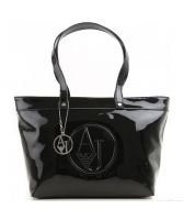 Луксозна чанта ARMANI JEANS в екстравагантен черен цвят, Код F279