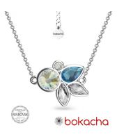 Колие DIVNA с кристали SWAROVSKI®, Multi / Aquamarine AB, Светло син цвят, Код PR N666