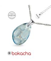Колие с кристали Swarovski® RADIOLARIAN 18мм Blue Shade**, Син цвят, Код PR N495