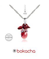 Колие с кристали Swarovski® OVAL STRING Ametyst АВ**, Лилав, Код PR N405