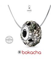 Колие с талисман БЛЯСЪК В НОЩТА, Swarovski® Pave Beads, Код PR N566