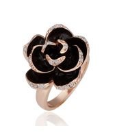 Пръстен НЕЖНА РОЗА - Zerga Jewelry - розово златно покритие, 18KG R02849 