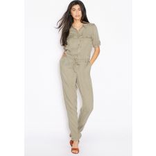 Модерен гащеризон DOROTHY PERKINS в милитъри стил, цвят пастелно зелен, Размер XXL-XXXL, Код TT0017