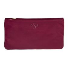 Чантичка с цип DSE Swarovski Elements, тъмно червена  PVC, Код 5100211
