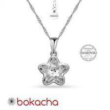 Колие с кристали SWAROVSKI®  STARBLOOM в Crystal - Бял цвят, Код PR N643