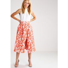 Колоритна рокля FROCH and FRILL от плътна материя на оранжеви пеперуди, Размер XL-XXL, Код DD121-2