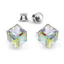 Сет Обеци с кристали Swarovski® JELLY, CUBE и RIVOLI 10мм, 6мм и 8мм, Многоцветни, Код PRFNS S430C