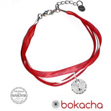 Гривна МАРТЕНИЦА SWAROVSKI® RIVOLI CRYSTAL бял цвят, Код PR B437A