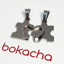 Колиета от стомана LOVE YOU, колиета за влюбени, 316L N257