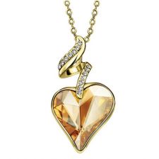 Луксозно Колие NATURAL HEART IN LOVE, GLORY SWAROVSKI® Crystals, Код ZD N061