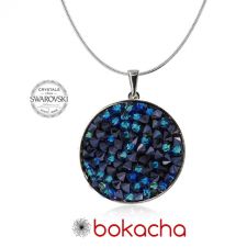 Колие с кристали Swarovski® CRYSTAL ROCK, Bermuda Blue BBL - Син, Код PRFNO N440B FNL