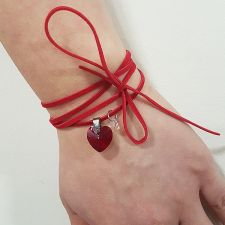 Колие, Чоукър или Гривна МАРТЕНИЦА SWAROVSKI® Crystals HEART, Код PR N626