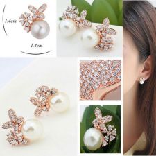 Бижута EVERYDAY PEARL, Перли и 18К Розово Злато, Колие и обеци, Zerga Brand ZG S067