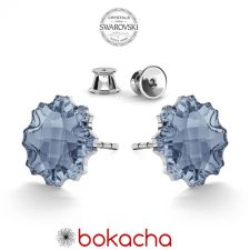 Обеци с кристали Swarovski® JELLY FISH Blue Shade**, Син цвят, Код PR E539