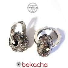 Обеци с талисман БЛЯСЪК В НОЩТА, Swarovski® Pave Beads, Код PR E566