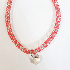Гривна МАРТЕНИЦА SWAROVSKI® HEART CRYSTAL бял цвят, Код PR B441