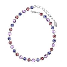 Бижута PURPLE HEART, Антично розово, Колие, гривна и обеци, GLORY SWAROVSKI® Crystals, Код ZD S045-3