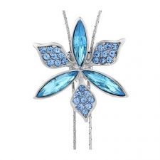 Колие BLUE FLOWER, GLORY Crystals from SWAROVSKI®, Код ZD N027
