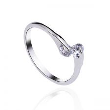 Пръстен МАГИ Swarovski Кристали и 18К Бяло Злато, Колекция Zerga Brand ZGFNL R003